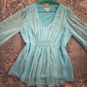 Blue Sundance silk shirt
